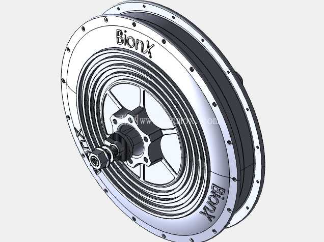 电动自行车 - BionX G1 350 - 后轮毂电机...