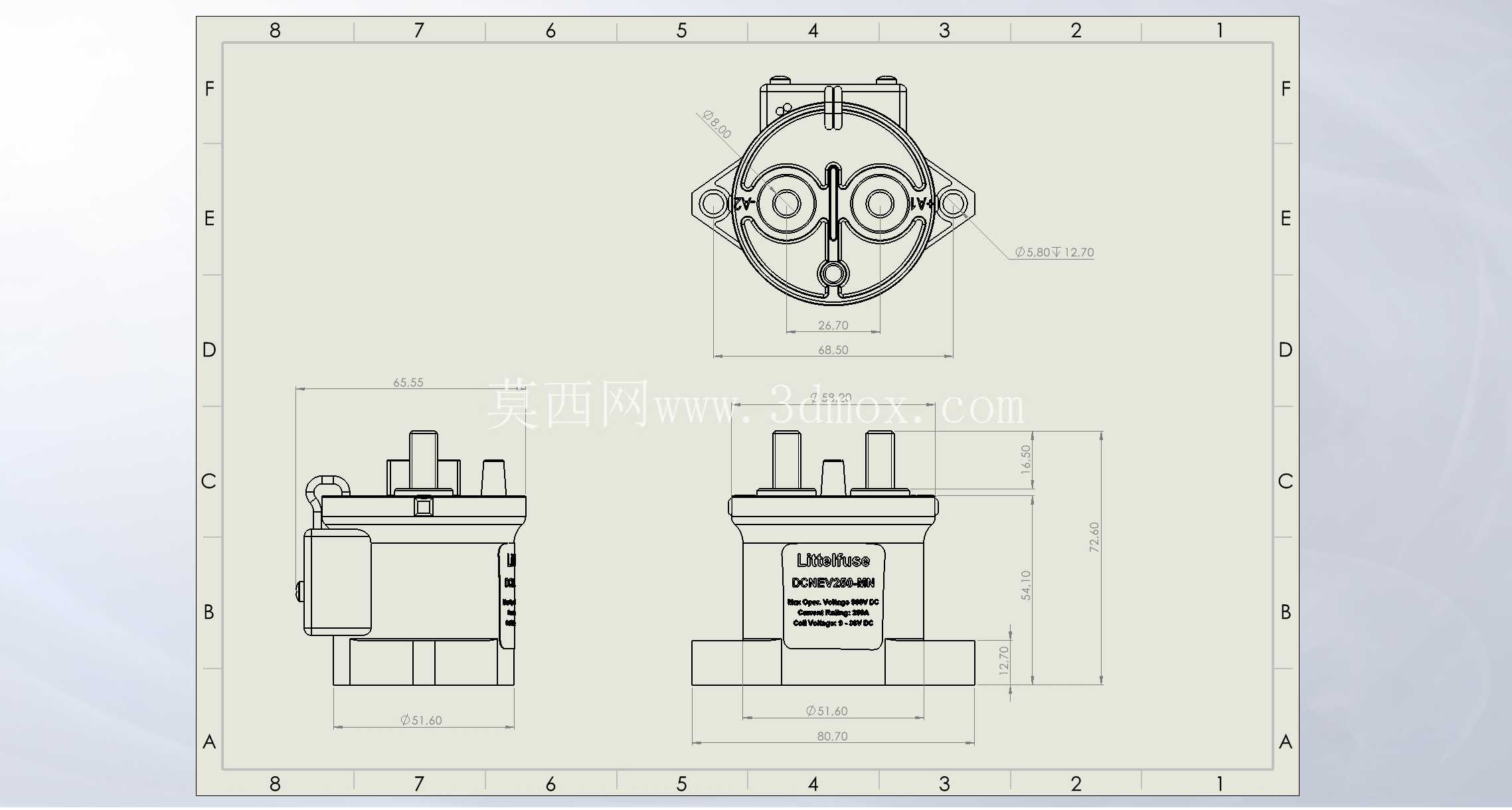 Littelfuse 250A �̵��� DCNEV150-MN
