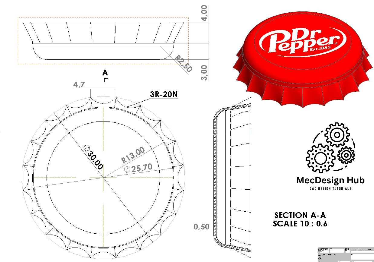 SolidWorks教程苏打帽