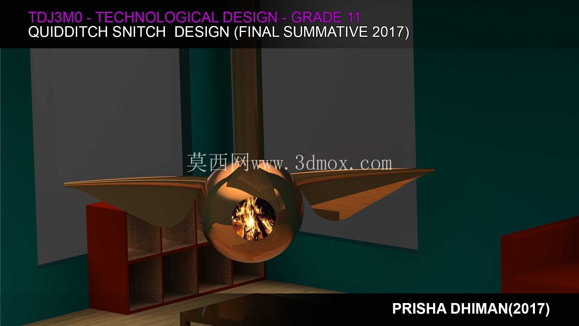Quidditch Snitch壁炉 - 最终项目