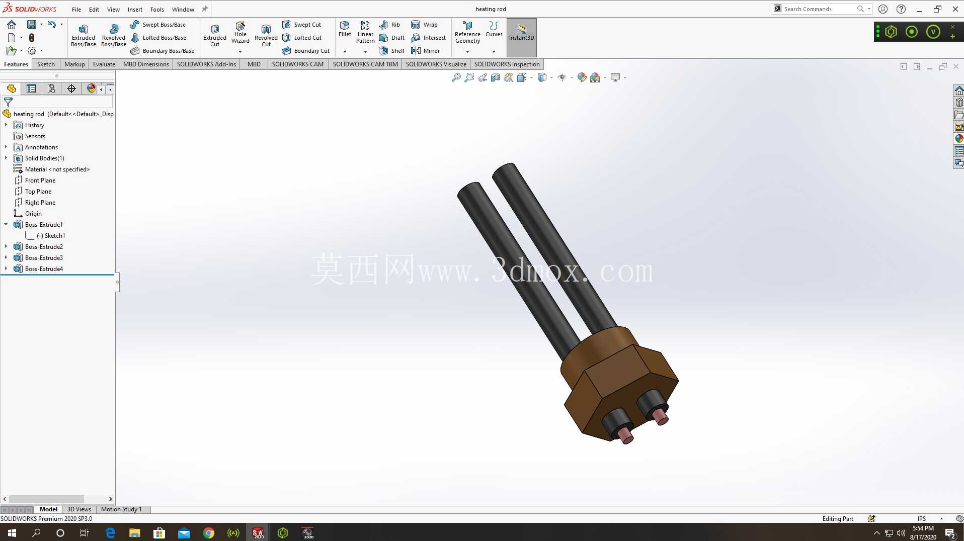 间歇泉solidworks