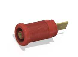 Hirschmann 4 mm Bananenbuchse Rot��L?tanschluss 6��3x0��8
