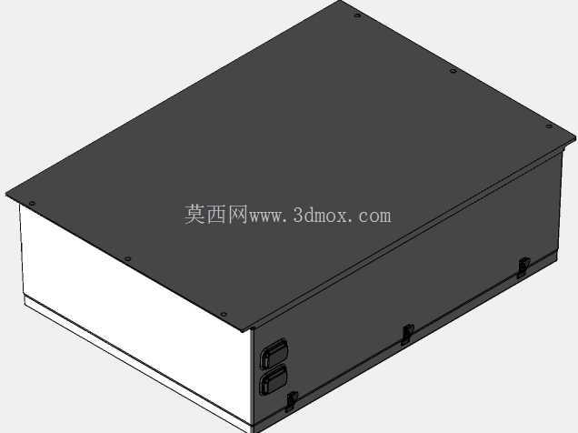 带铰链门的玻璃纤维柜