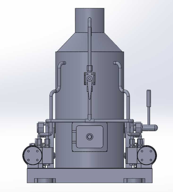 2x1气缸蒸汽机用离合器操作绞车