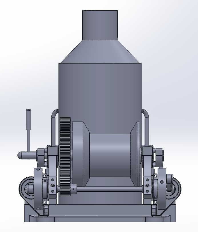 2x1气缸蒸汽机用离合器操作绞车