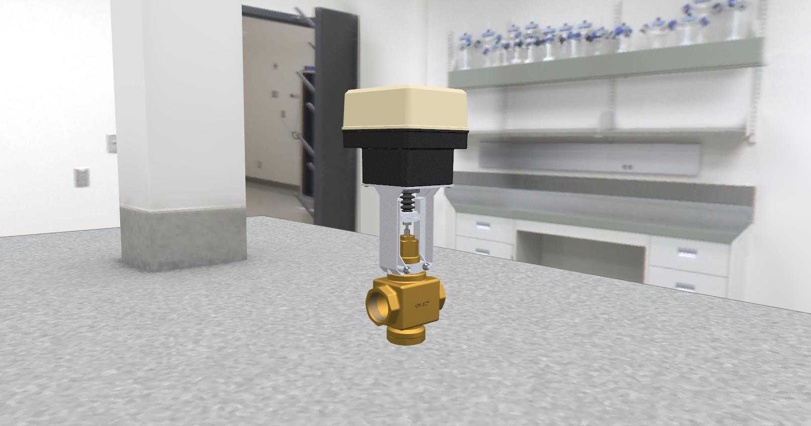 双向螺纹球阀 - 电线线性阀执行器1-1/2 \“ NPT
