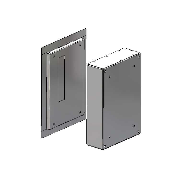 450 x 320 x 100-封闭式式式安装外壳