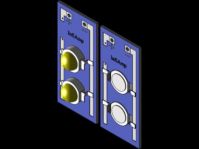 2W 2COB LED PCB
