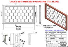 SolidWorks教程:带焊件钢框架的双丝网