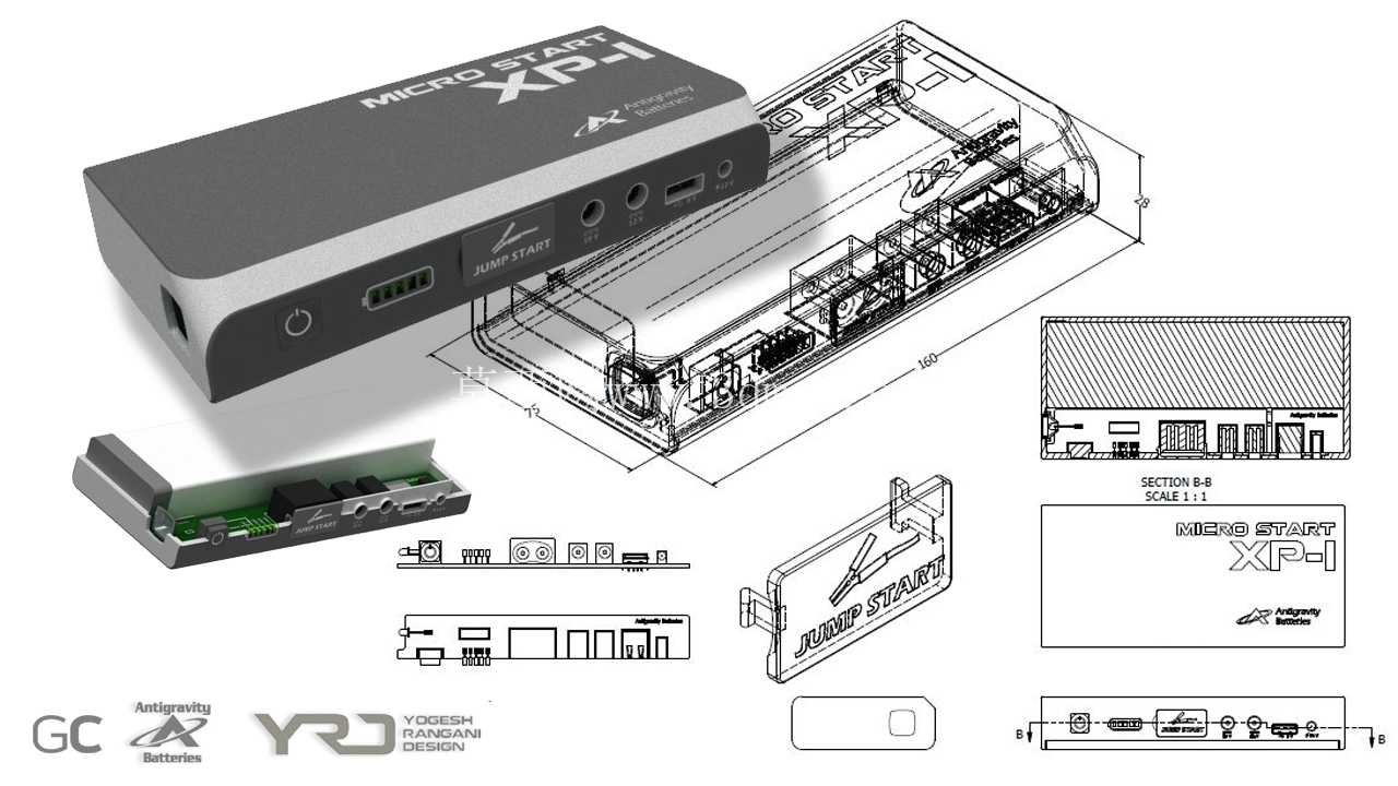 反重力电池的 Micro Start XP-1