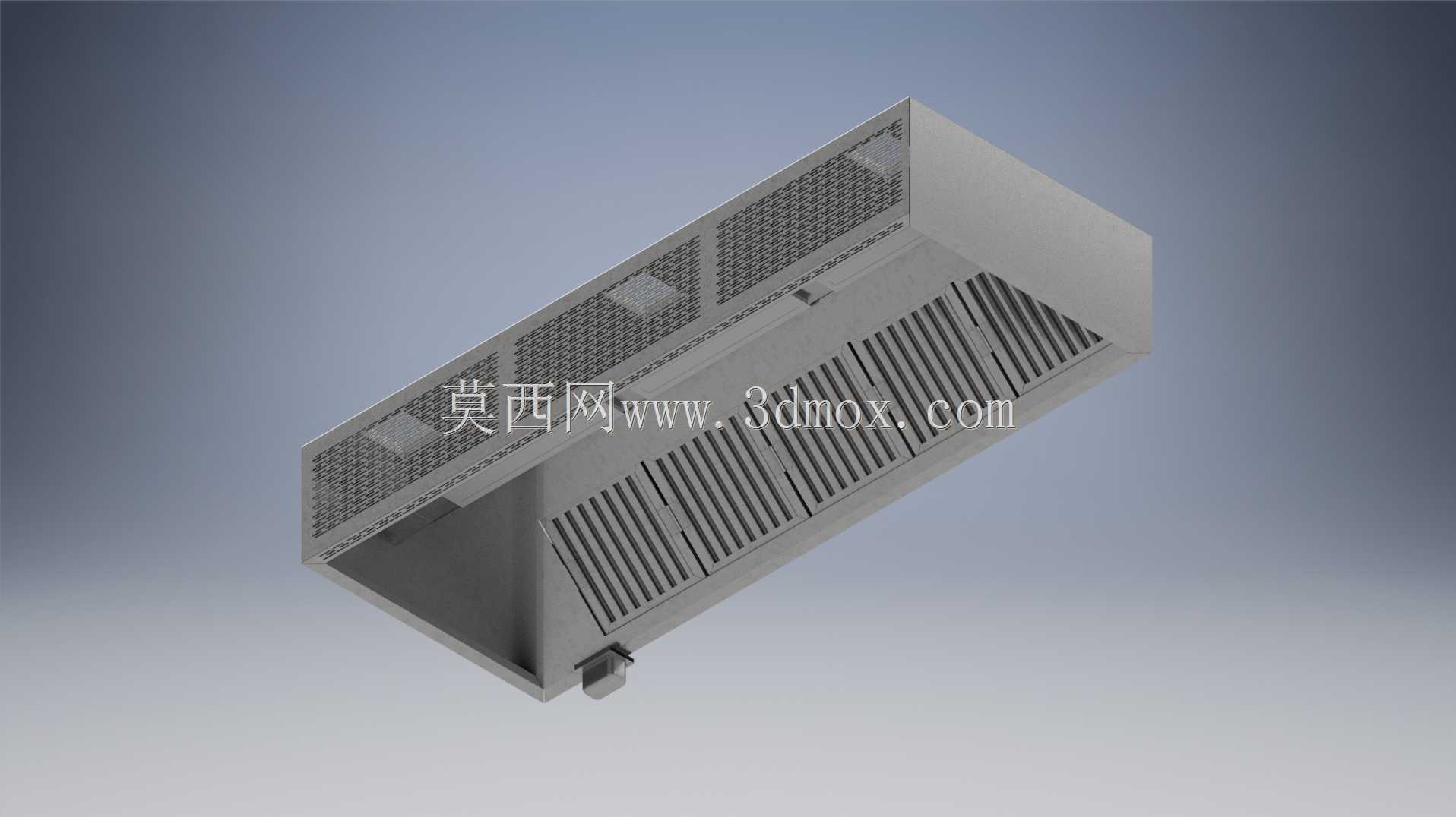 双皮肤排气罩和挡板滤镜