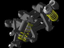 悬挂系统|在 Autodesk Inventor 中设计的 3D 模型