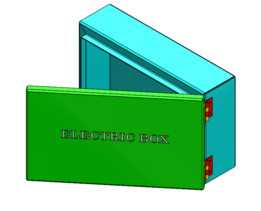 SolidWorks中的电盒