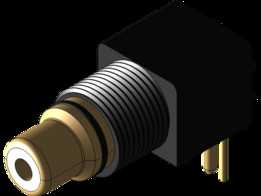  PCB��尲װ90��1-RCA��AEC RJ-255��