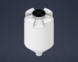 Rotoplas塑料料斗1300L