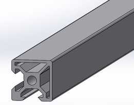 PF20-11C - PERFIL 2020 V 型槽 DE CANTO