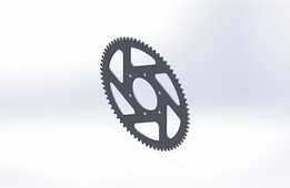 SolidWorks中的连锁链轮3D模型
