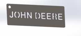  John Deere Keychain