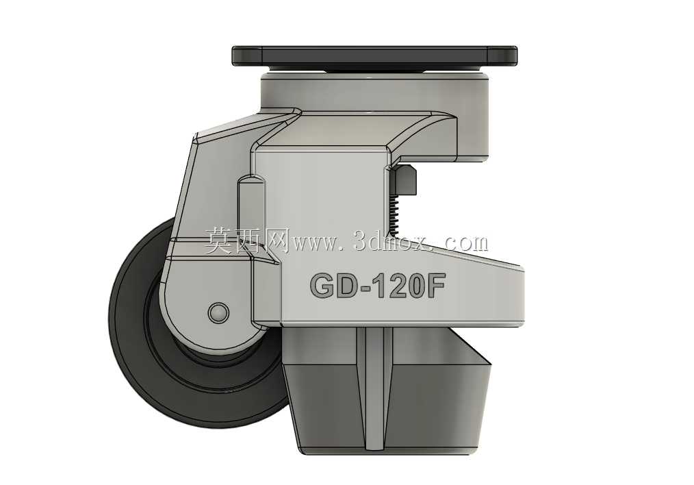 GD-120F水平脚轮