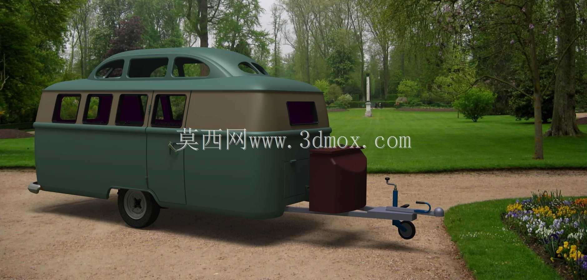 大VW T2拖车屋顶与天窗