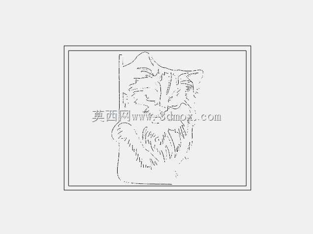 猫壁框架