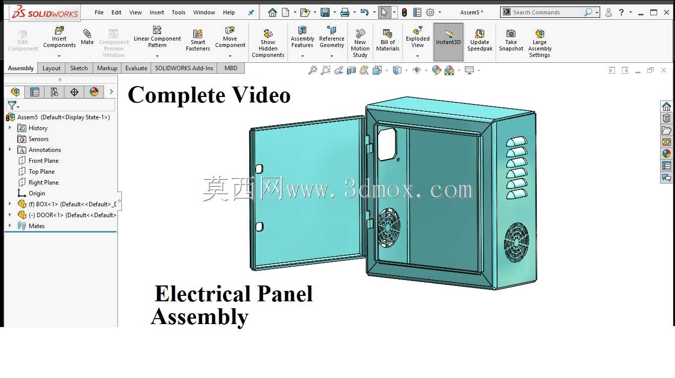 �����ͼֽģ�� Solidworks ��ʹ�ó��͹��������������У�LearnVern ��Ŀ 05
