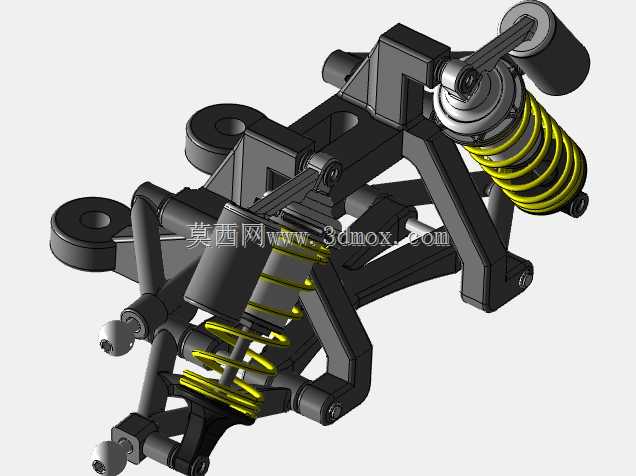 悬挂系统|在 Autodesk Inventor 中设计的 3D 模型