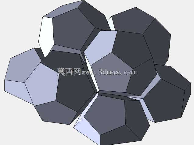 12五角形的对称多面体和簇