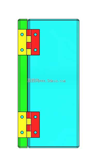 SolidWorks中的电盒