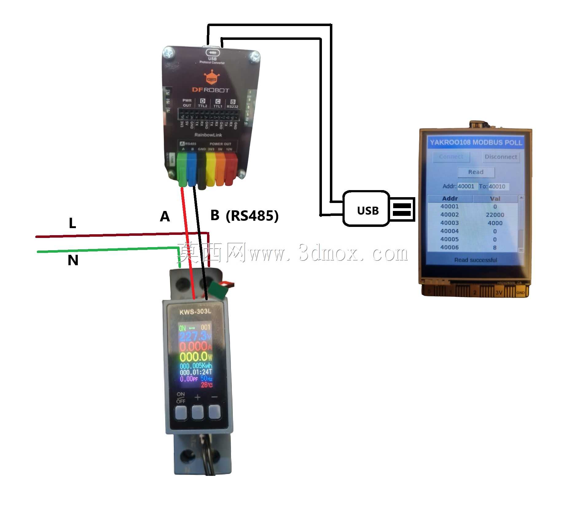 Unilink Modbus民意调查:Unihiker+Modbus