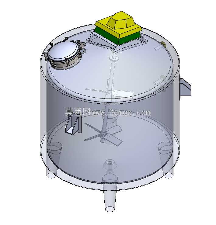Indrustial Tank Manhole工业坦克 - Tanque Industrial Con Boca de Visita manhole