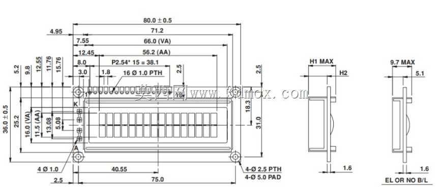  HD4470 LCD16X2 