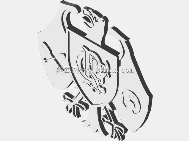 纹章足球钥匙扣-Flamengo
