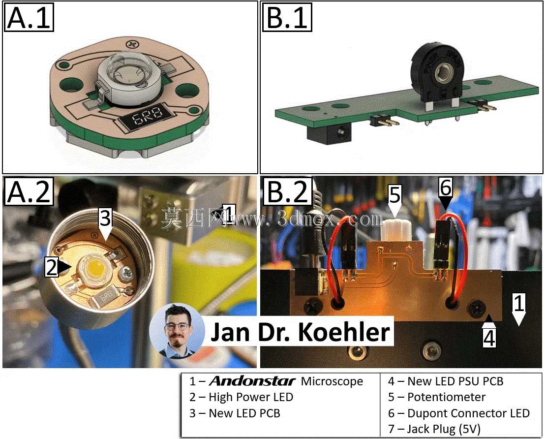 Andonstar AD249 LED PCB ����