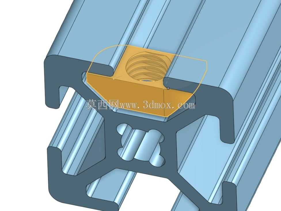 m5_drop_in_v-nut��3D��ӡ����0.25mm��20mm����ѹ��