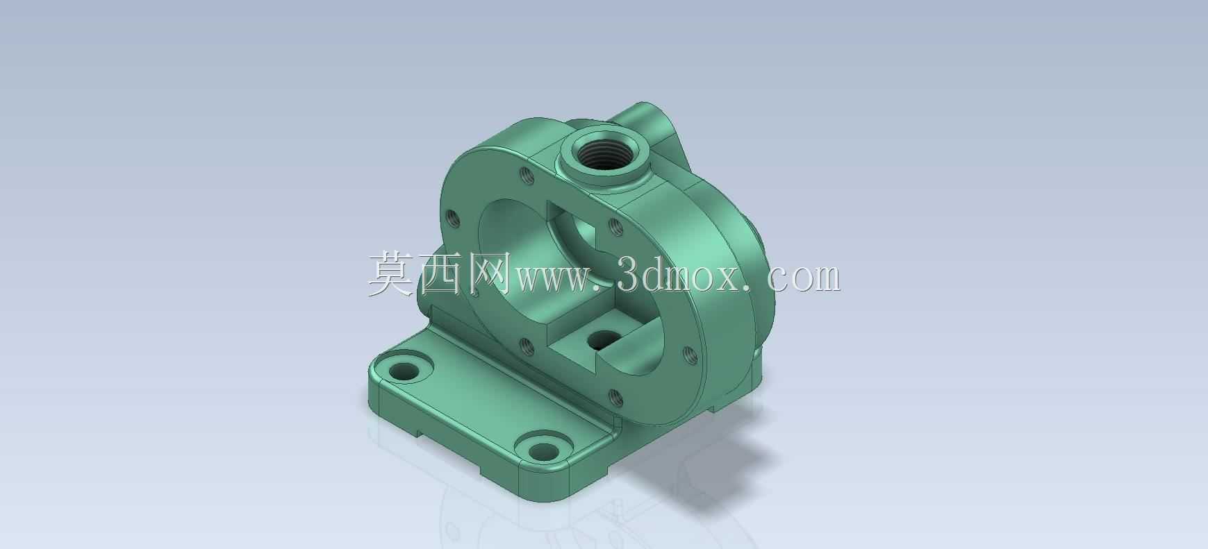 3D CAD基本锻炼/泵身体部位/Cuerpo de Bomba/Autodesk Inventor Pro