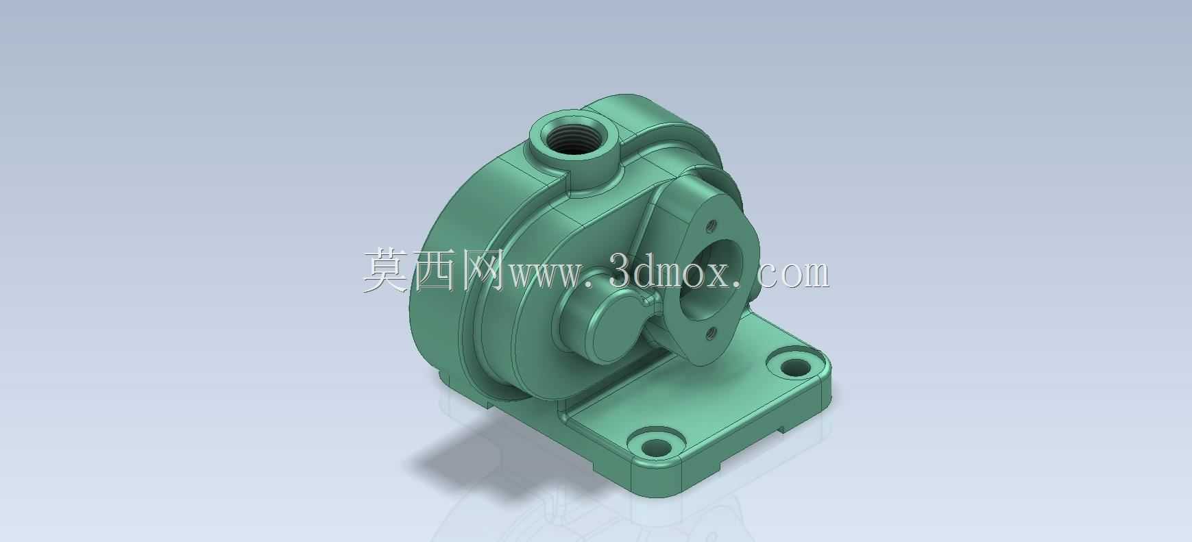 3D CAD基本锻炼/泵身体部位/Cuerpo de Bomba/Autodesk Inventor Pro