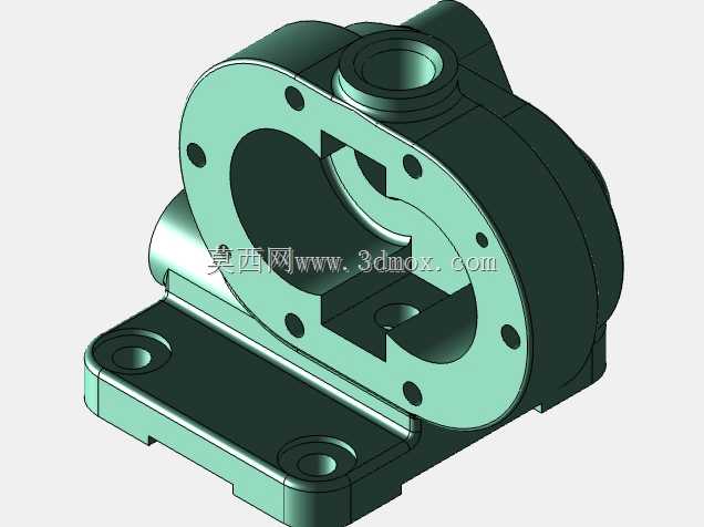 3D CAD基本锻炼/泵身体部位/Cuerpo de Bomba/Autodesk Inventor Pro