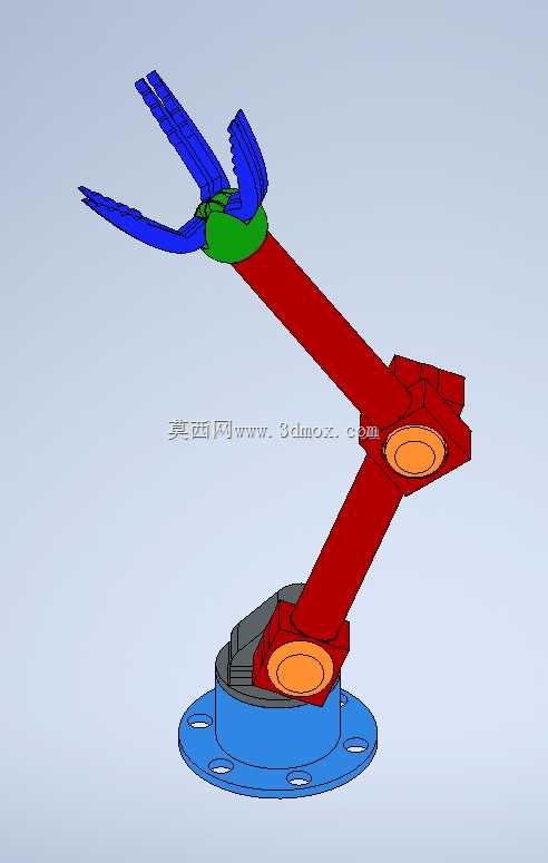 带夹具的 3 自由度机械臂 |欧特克发明家