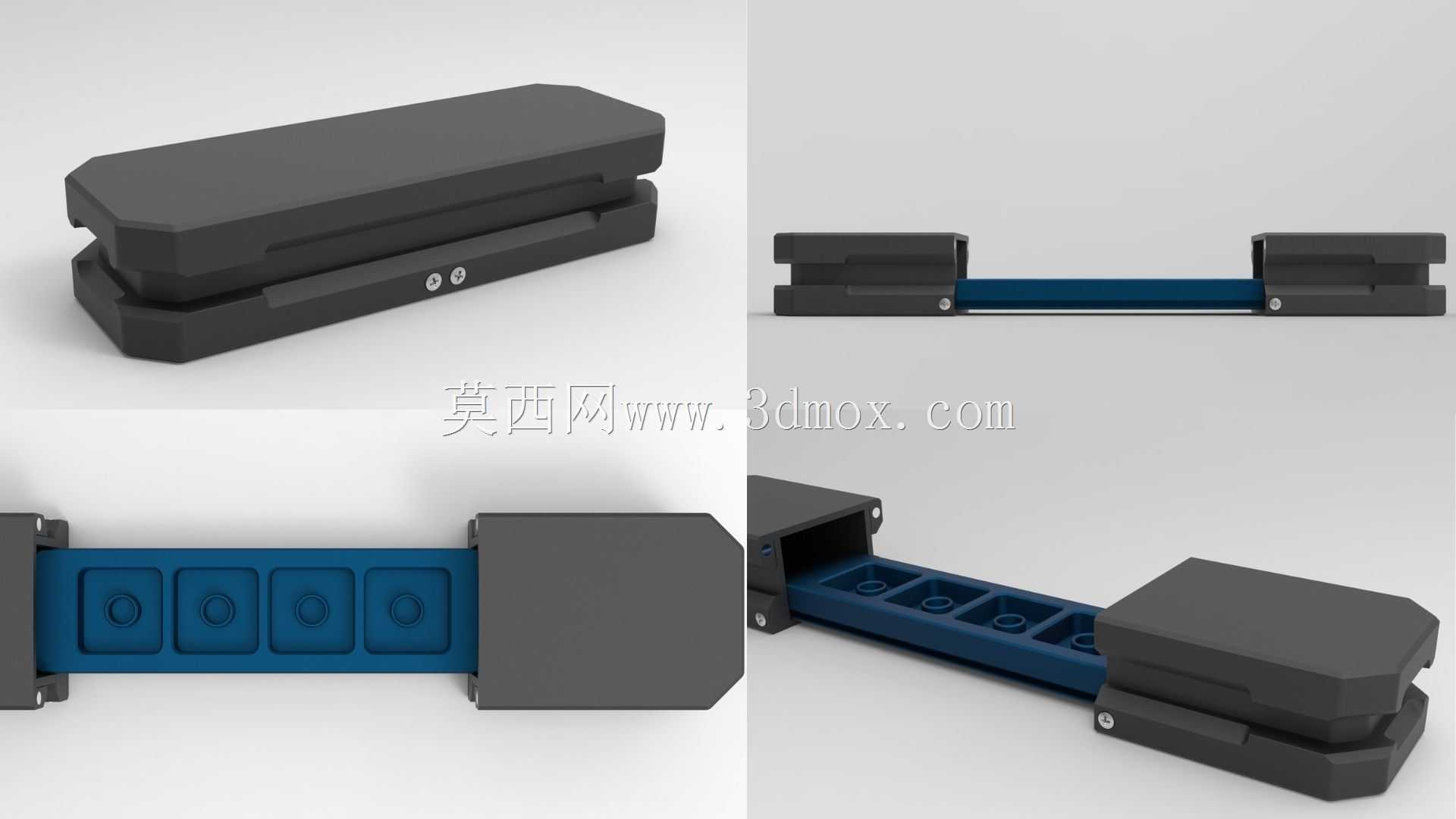 Artisan 键帽收纳盒 4 槽 3D 打印模型