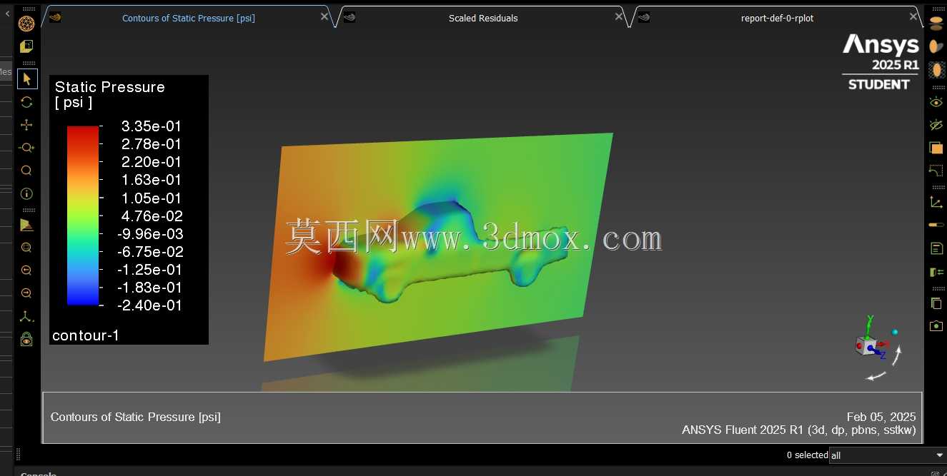 k-Omega CFD ����β�ŵĸ��� F-150 ����ģ��