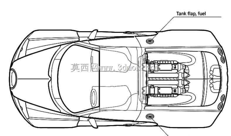  Buggati Veyron Hood 