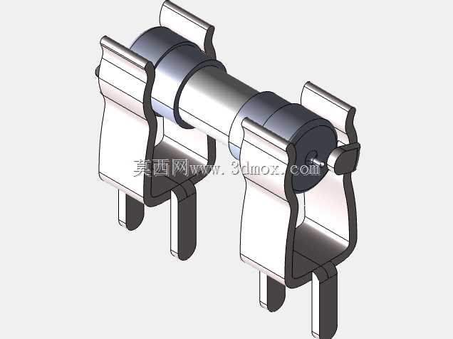 3.6mm x 10mm玻璃保险丝支架-Kicad 3D型号