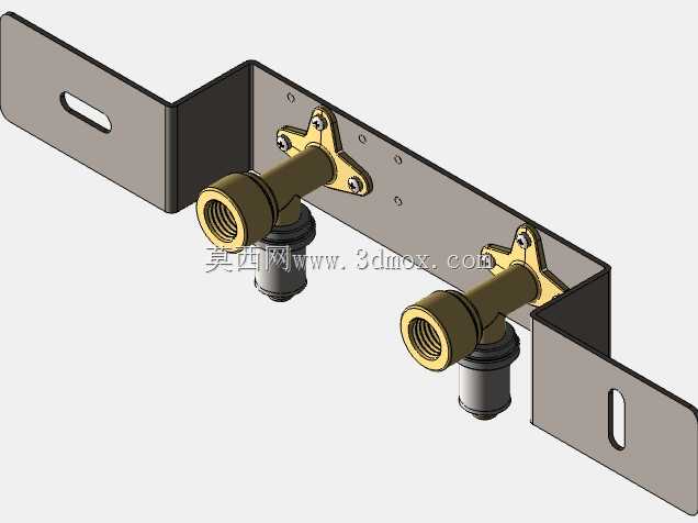 Kolano 90 ST 16x1/2 z Listwa Montazowa 100mm
