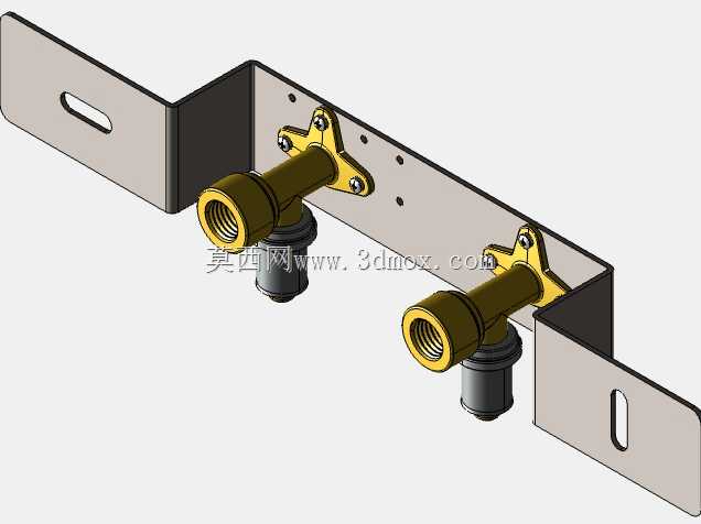Kolano 90 ST 16x1/2 z Listwa Montazowa 100mm