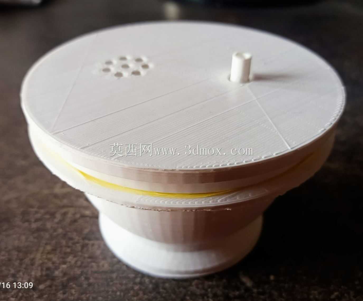 泄漏测试的泄漏测试拟合半球生物反应器3D可打印,可重复使用,可回收和模块化