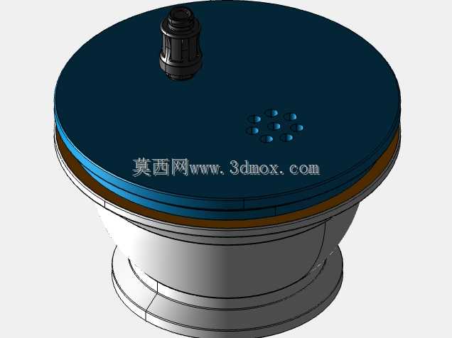 泄漏测试的泄漏测试拟合半球生物反应器3D可打印,可重复使用,可回收和模块化