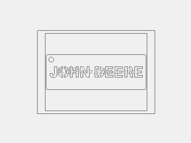 John Deere Keychain