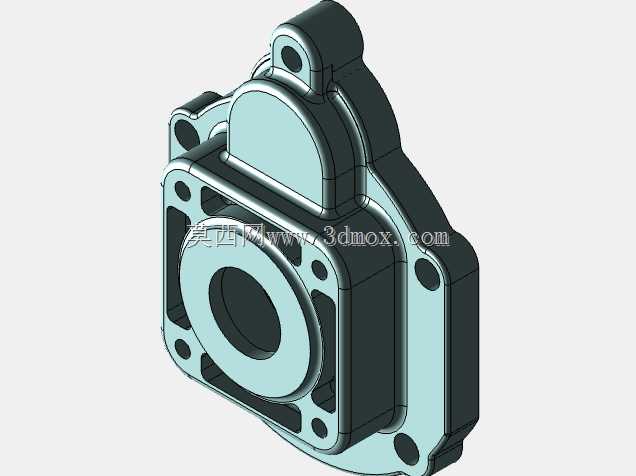 3D CAD基本练习/左盒盖/Tapa de Caja Izquierda/autodesk Inventor Pro
