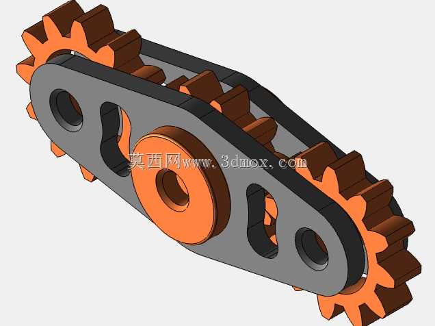 齿轮烦躁的旋转器| Autodesk Inventor 设计的3D模型